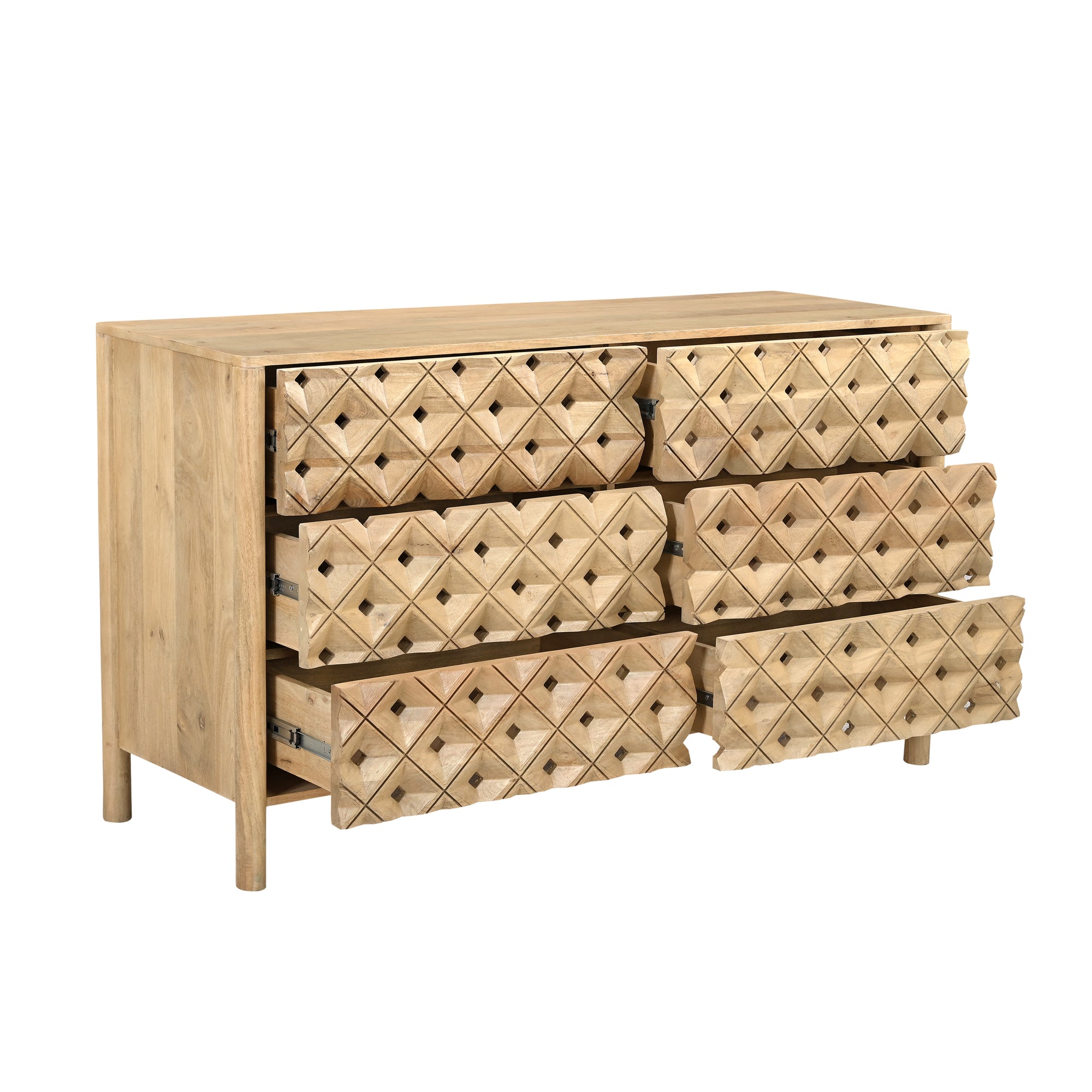 Farren 6 Drawer Dresser Furniture - Dressers Moe's Furniture