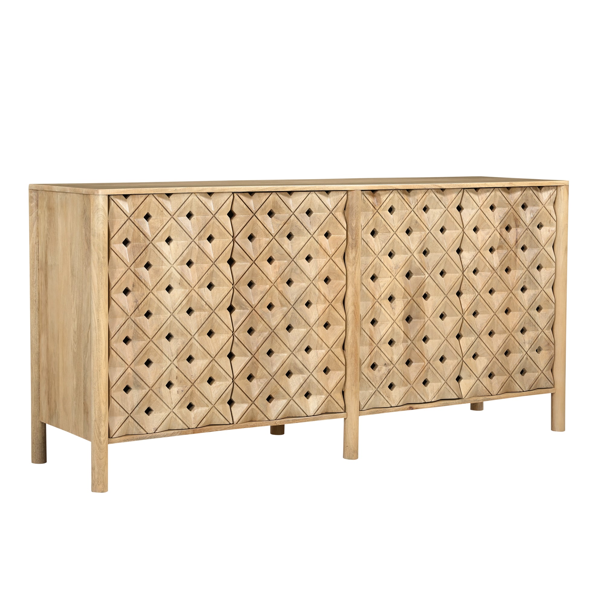 Farren 4 Door Sideboard Furniture - Sideboards Moe's Furniture