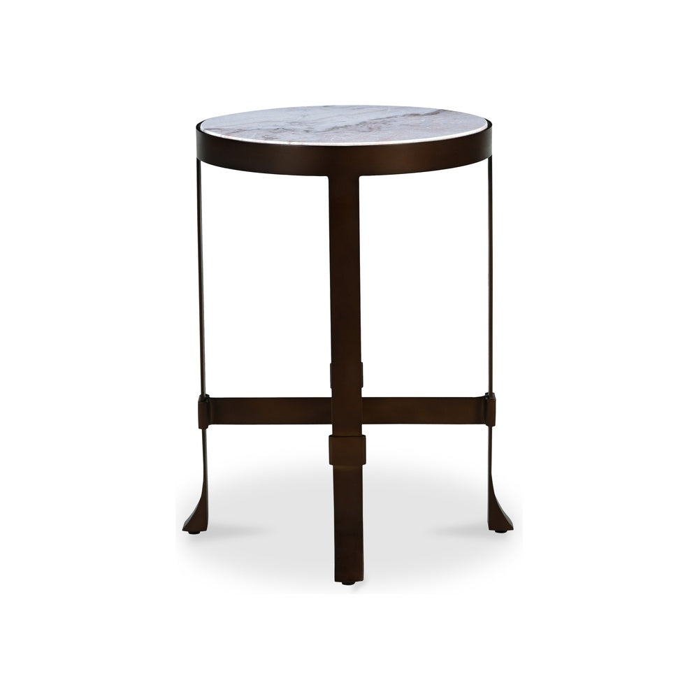 Hailyn Side Table Furniture - Side Tables Moe's Furniture White