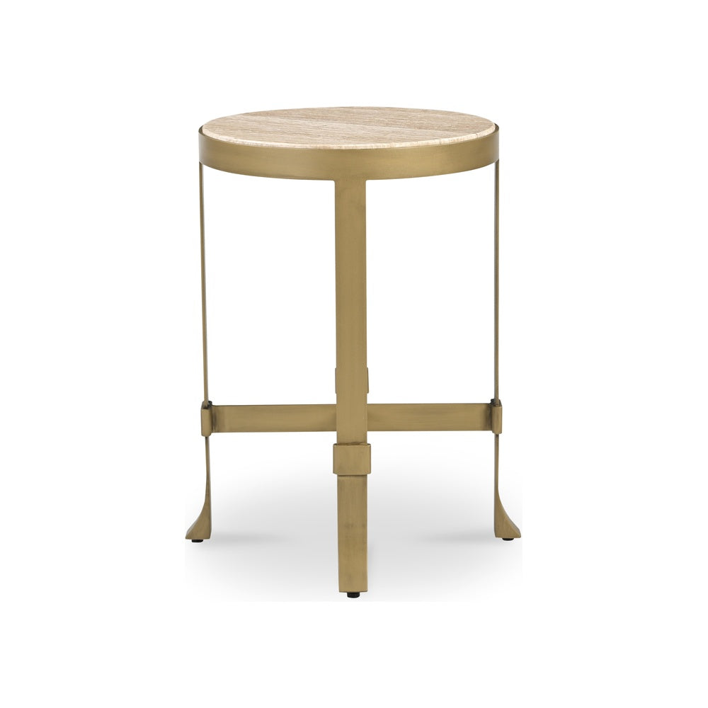 Hailyn Side Table Furniture - Side Tables Moe's Furniture Beige