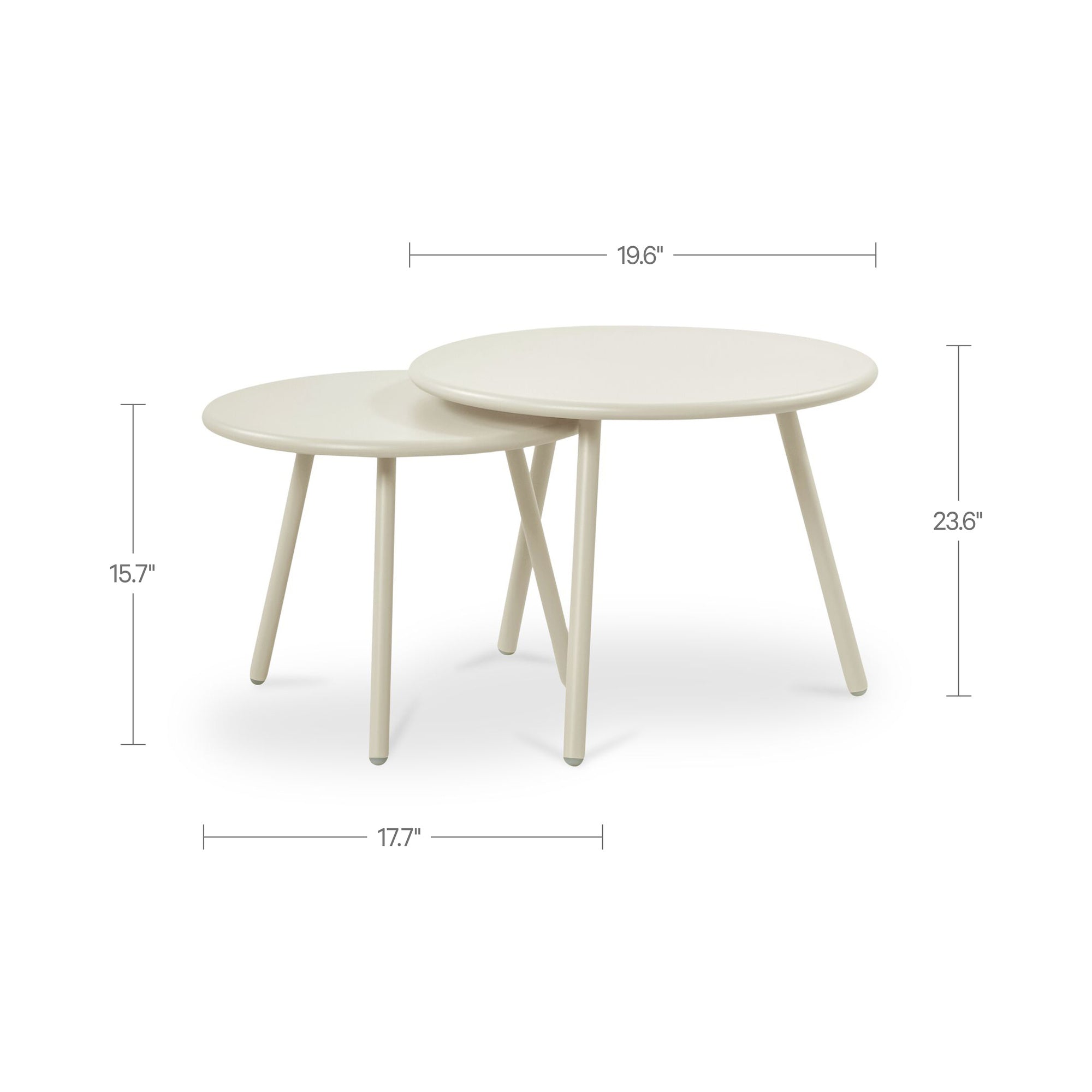 Kerri Outdoor Nesting Coffee Table FURNITURE - outdoor coffee table Moe's Furniture