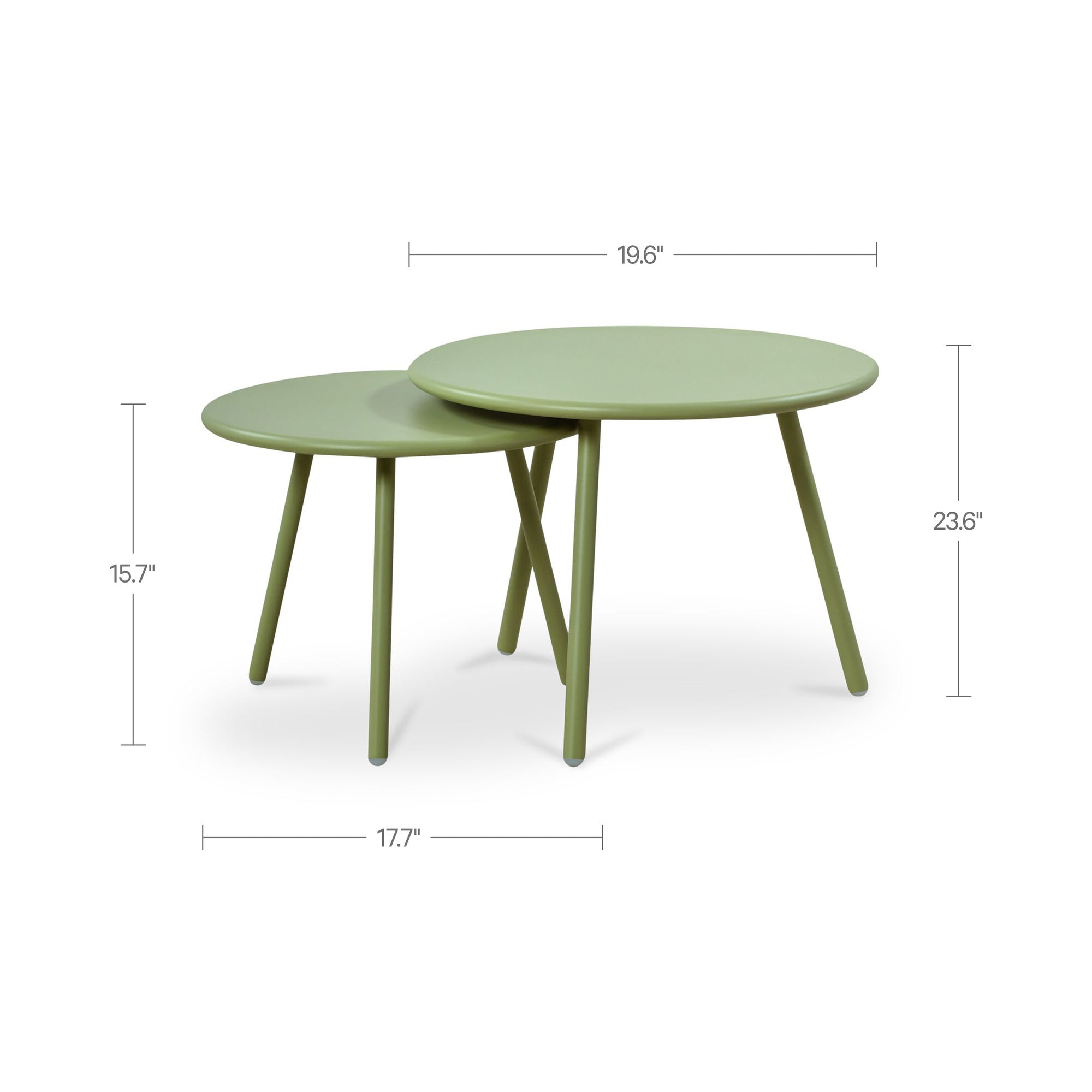 Kerri Outdoor Nesting Coffee Table FURNITURE - outdoor coffee table Moe's Furniture