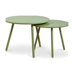 Kerri Outdoor Nesting Coffee Table FURNITURE - outdoor coffee table Moe's Furniture Green