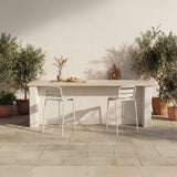 Kaede Outdoor Bar Stool FURNITURE - outdoor stool Moe's Furniture