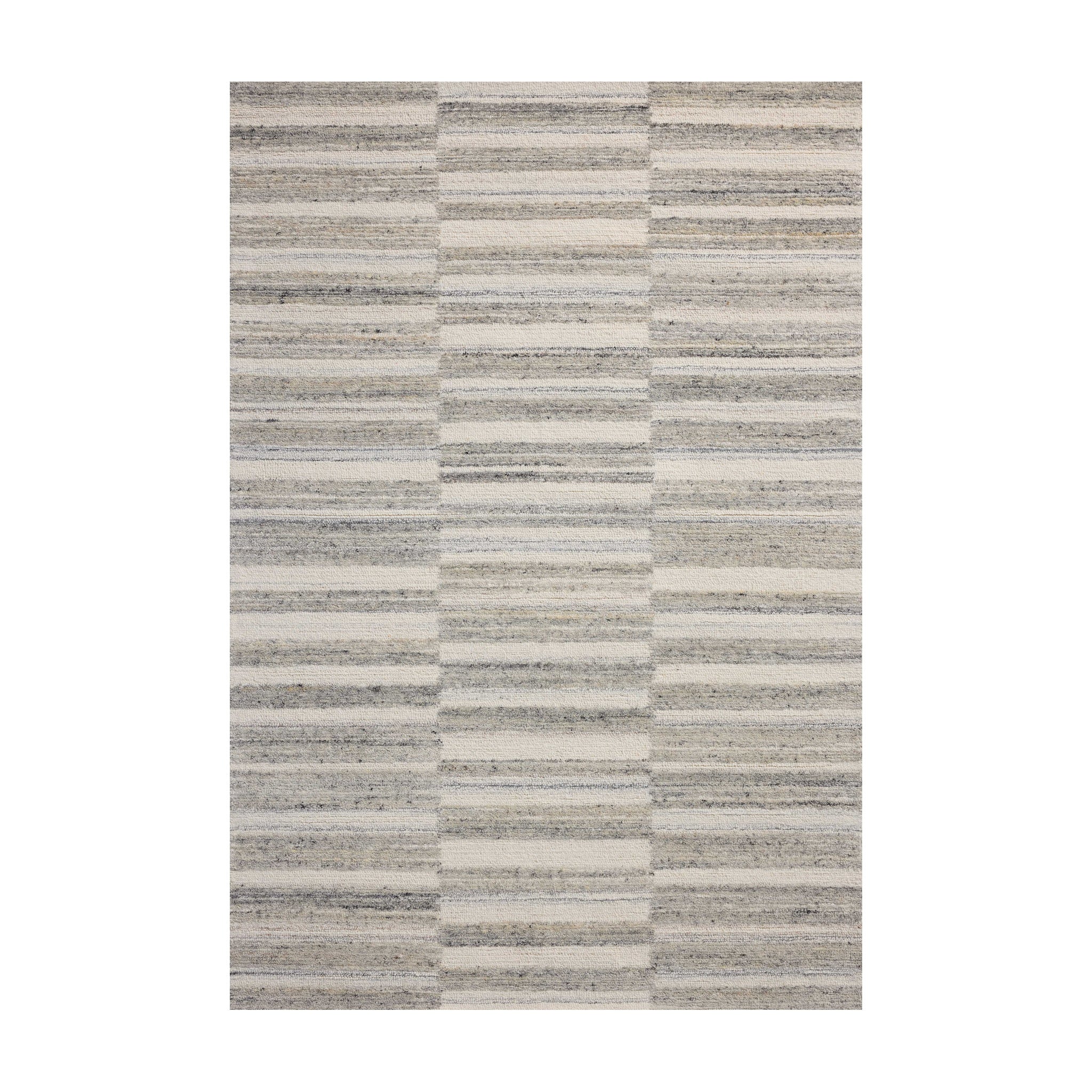 Joanna Gaines x Loloi Rae Stone / Ivory Rug RUGS - wool Loloi 18" x 18"