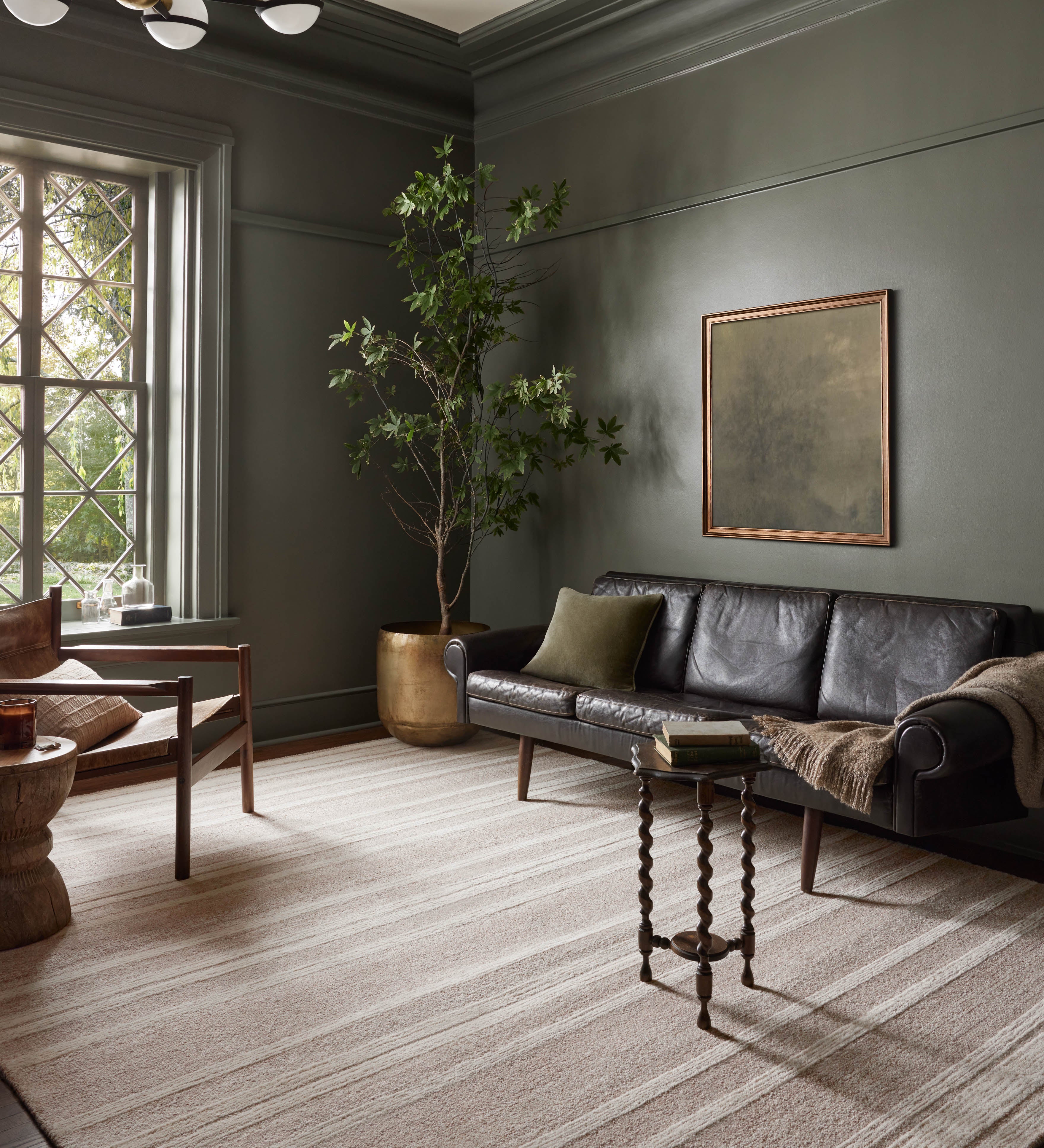 Joanna Gaines x Loloi Rae Clay / Ivory Rug RUGS - wool Loloi