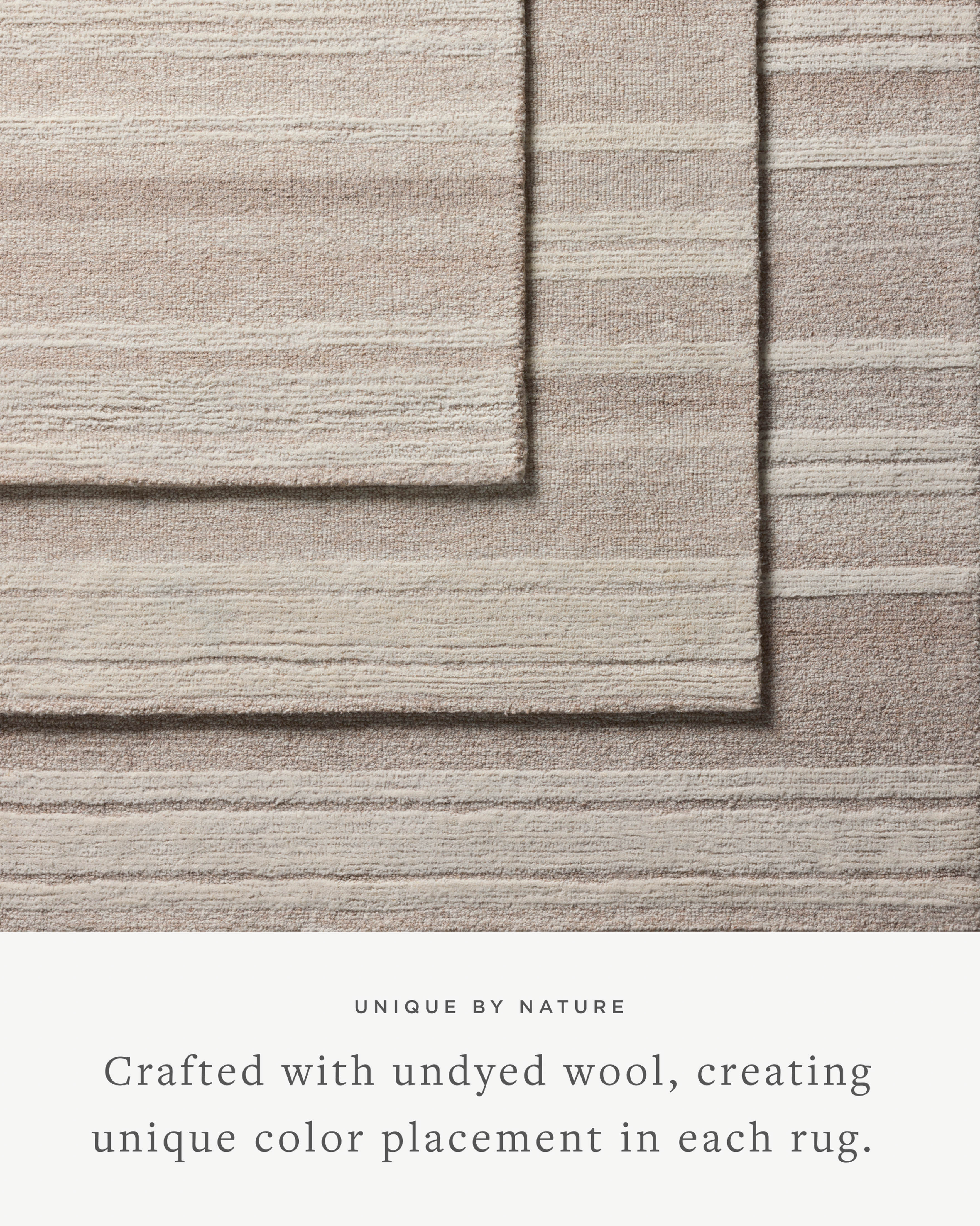 Joanna Gaines x Loloi Rae Clay / Ivory Rug RUGS - wool Loloi