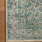 Chris Loves Julia x Loloi Ramona Bone / Teal Rug - Rug & Weave