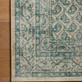 Chris Loves Julia x Loloi Ramona Bone / Teal Rug - Rug & Weave