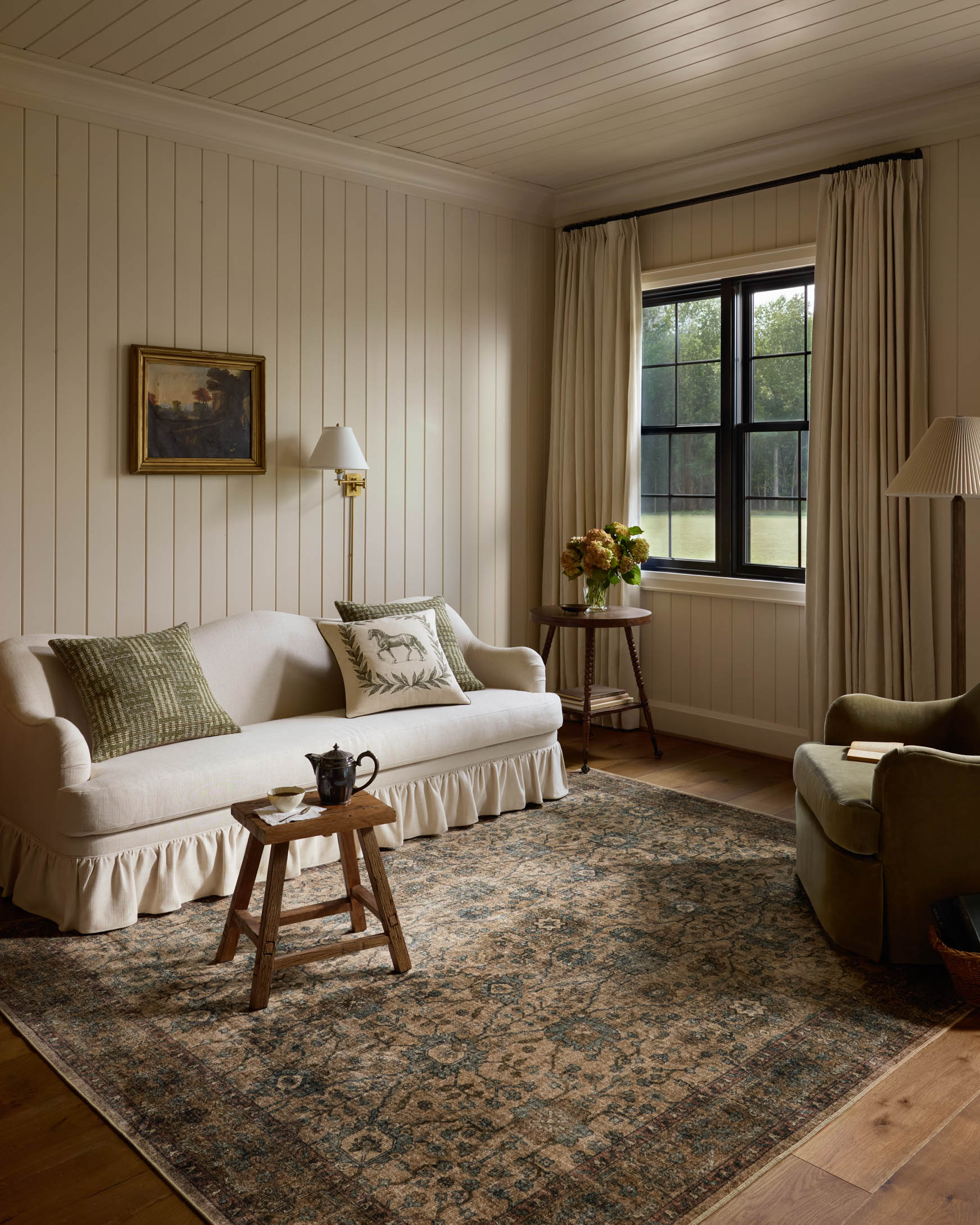 Chris Loves Julia x Loloi Ramona Khaki / Multi Rug - Rug & Weave