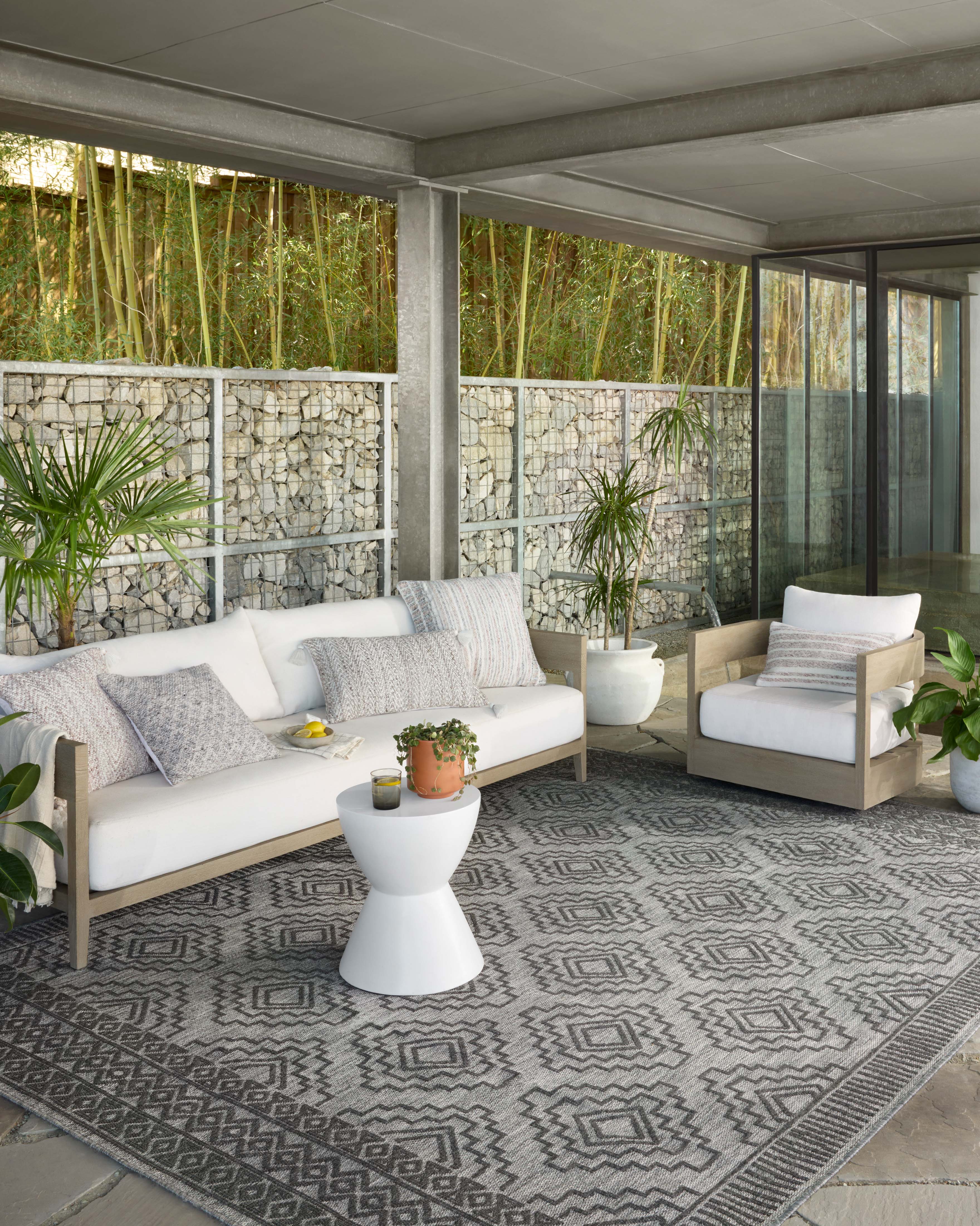 Loloi Rainier Grey / Charcoal Rug Loloi