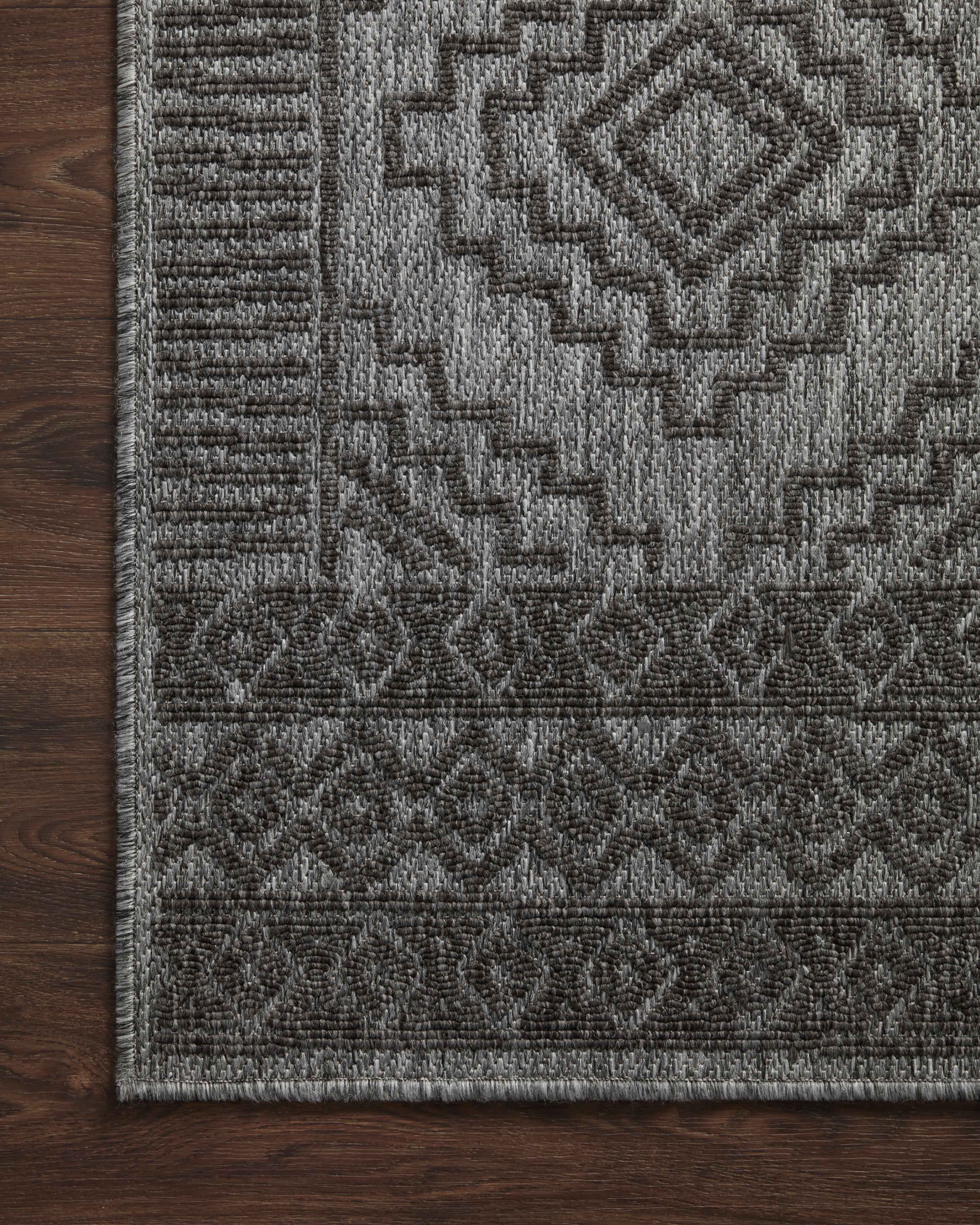 Loloi Rainier Grey / Charcoal Rug Loloi