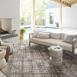 Loloi Rainier Ivory / Charcoal Rug Loloi