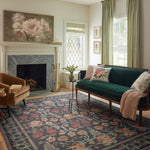 Rifle Paper Co. x Loloi Rosa Black Sample Rug RUGS - synthetic Loloi
