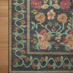 Rifle Paper Co. x Loloi Rosa Black Sample Rug RUGS - synthetic Loloi