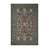 Rifle Paper Co. x Loloi Rosa Black Sample Rug RUGS - synthetic Loloi 18" x 18"