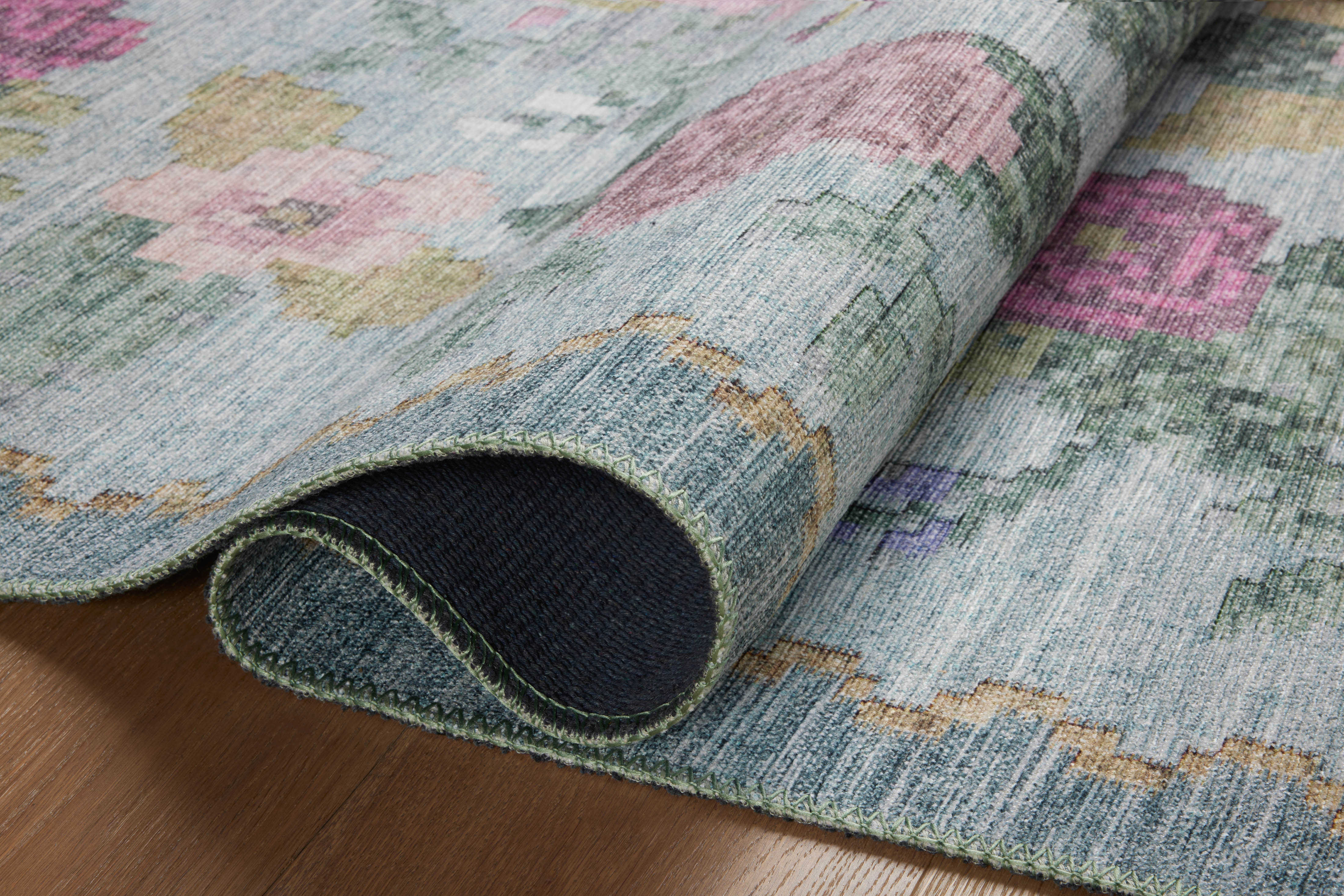 Rifle Paper Co. x Loloi Rosa Sky Sample Rug RUGS - synthetic Loloi
