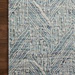 Loloi Raven Blue / Ivory Rug 0-RUGS - wool Loloi