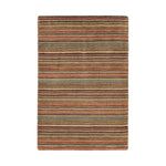 Brindle Stripe Hand Loom Knotted Wool Rug RUGS - wool Dash & Albert 2' x 3'