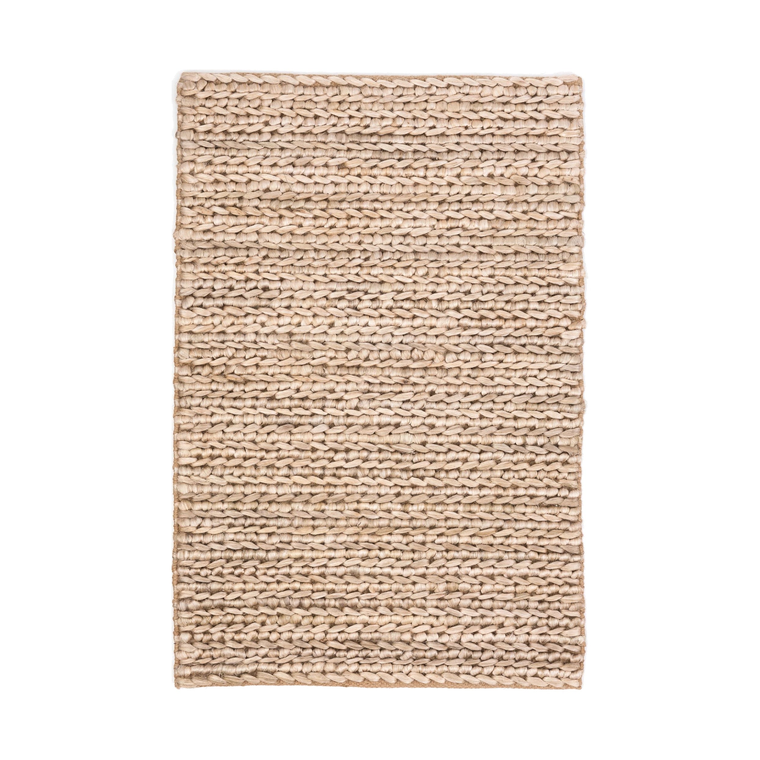 IN STORE - Jute Handwoven Rug RUGS - jute Dash & Albert Bleached Oak 2' x 3'