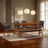 Remi Upholstered Bench FURNITURE - benches LH IMPORTS