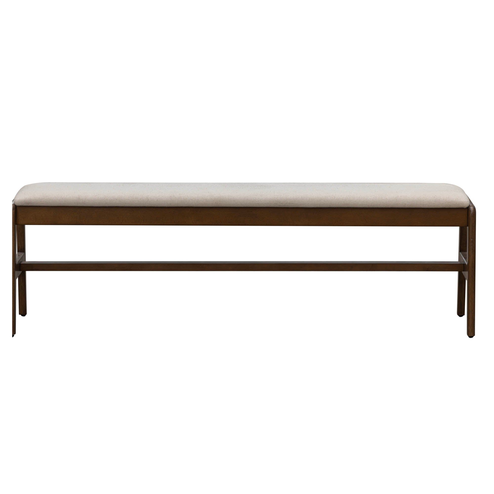 Roux Upholstered Bench FURNITURE - benches LH IMPORTS Cream