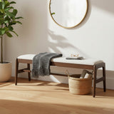 Remi Upholstered Bench FURNITURE - benches LH IMPORTS