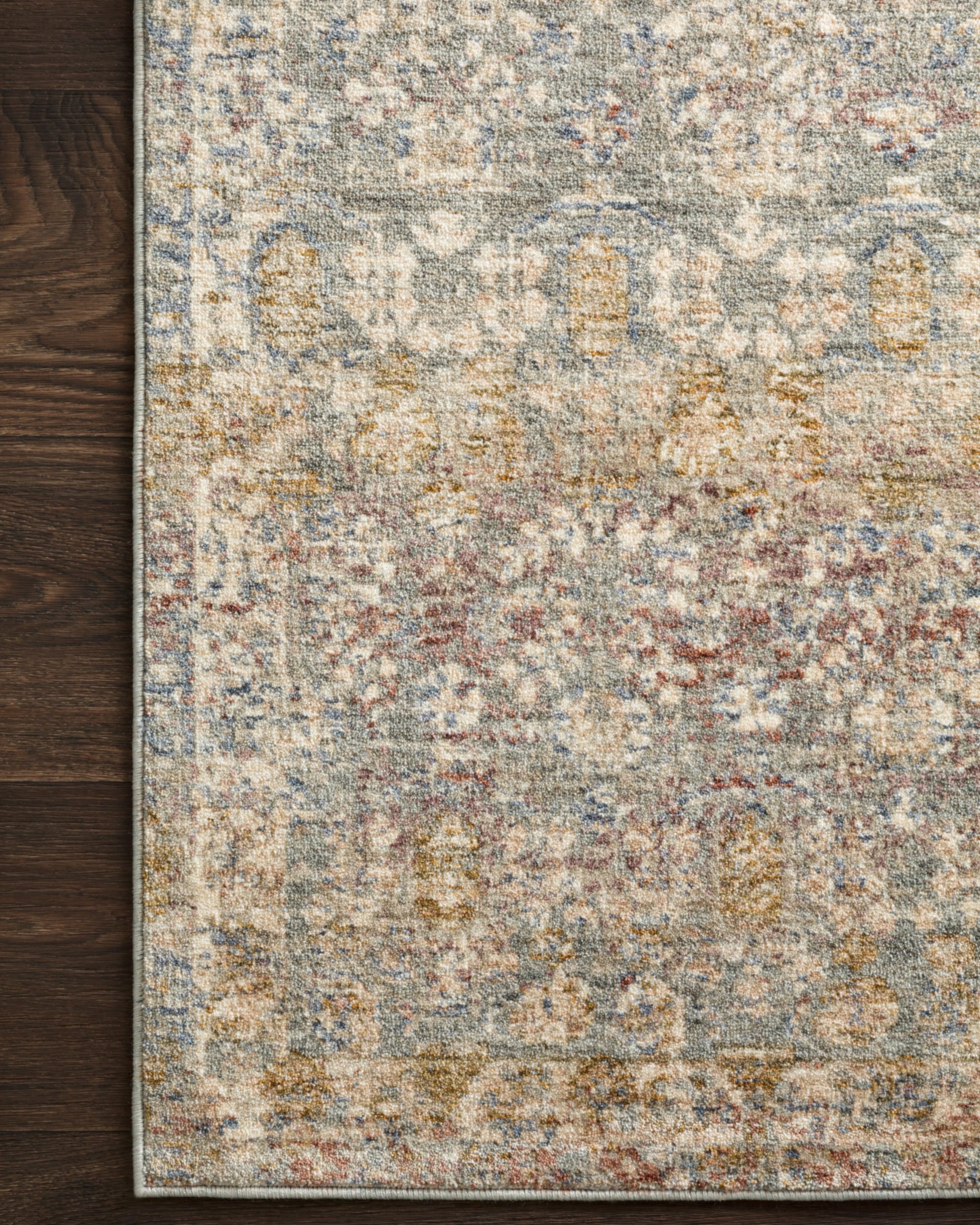 Loloi Revere Grey / Multi Rug RUGS - synthetic Loloi