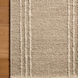 Magnolia Home x Loloi Ridge Natural / Oatmeal Rug - Rug & Weave