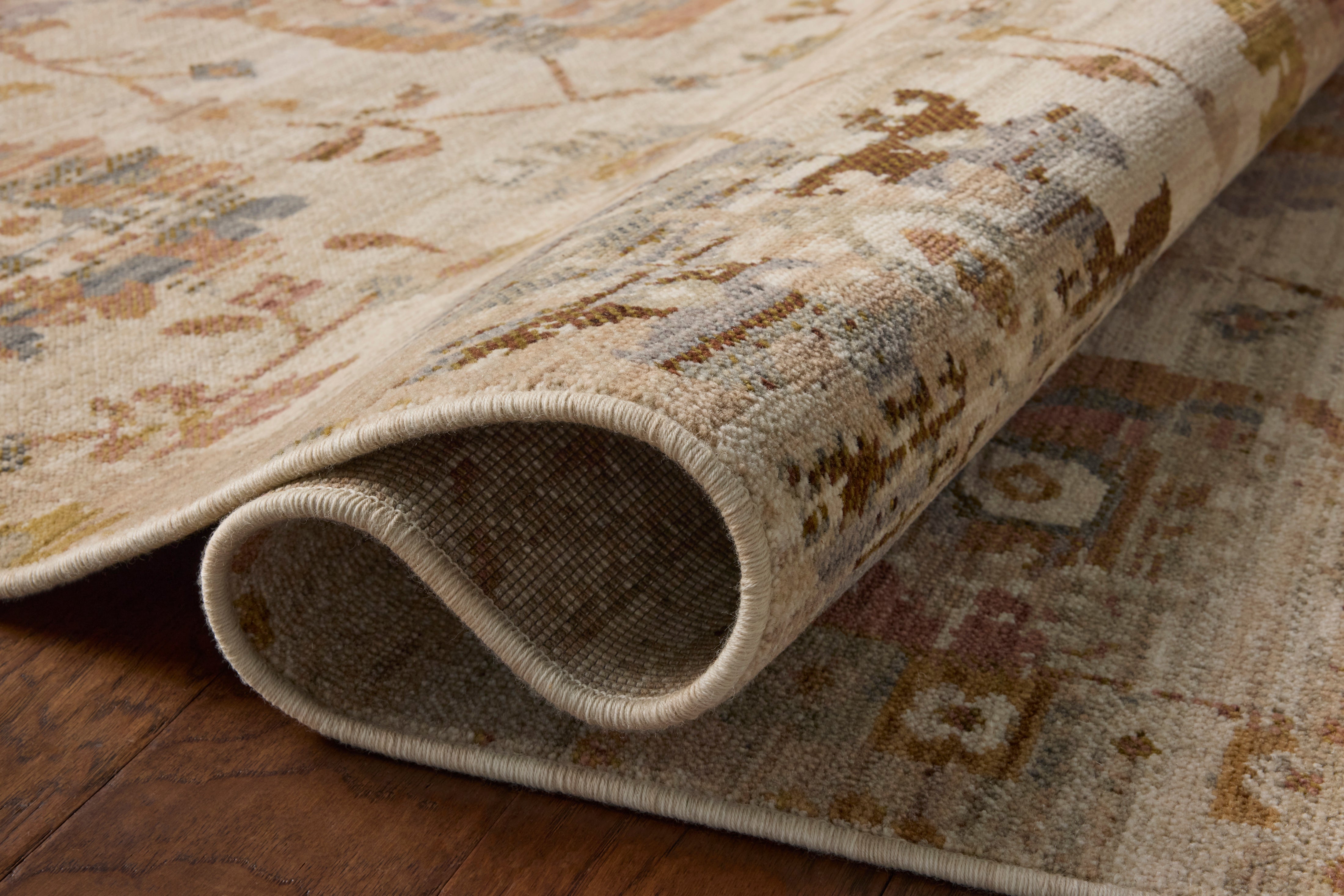Loloi Reign Ivory / Multi Rug RUGS - wool Loloi 18" x 18"