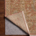 Loloi Reign Terracotta / Sky Rug RUGS - wool Loloi 18" x 18"