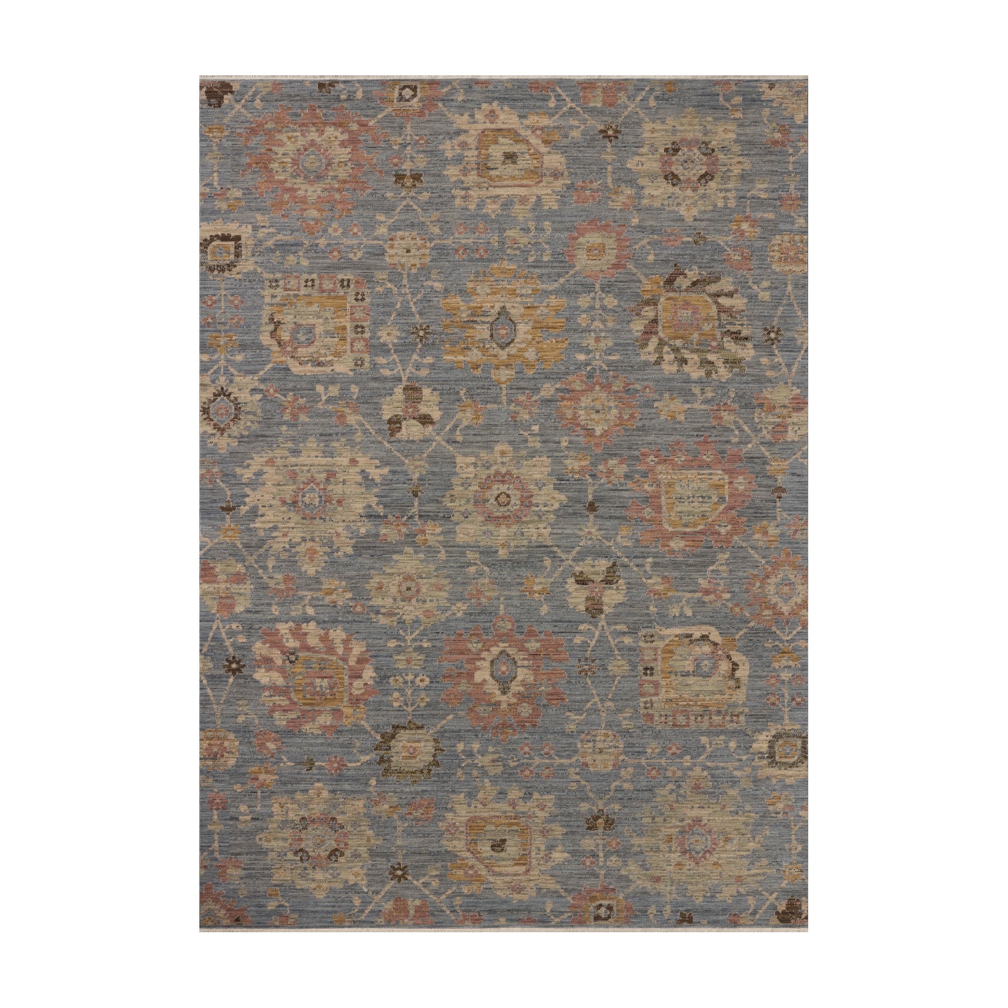 Loloi Reign Denim / Multi Square Rug RUGS - wool Loloi 7'9" x 7'9" Square