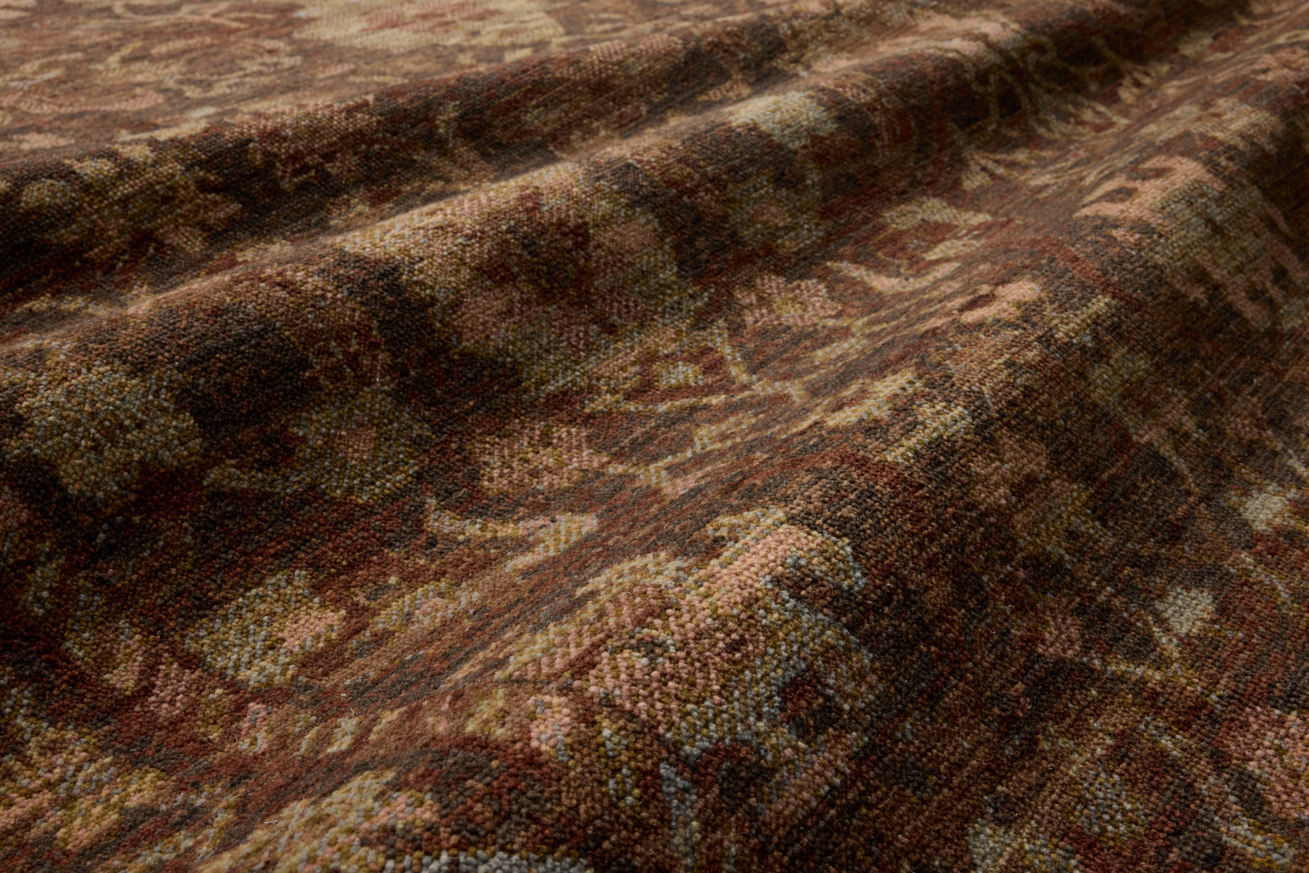 Loloi Reign Earth / Clay Square Rug RUGS - wool Loloi
