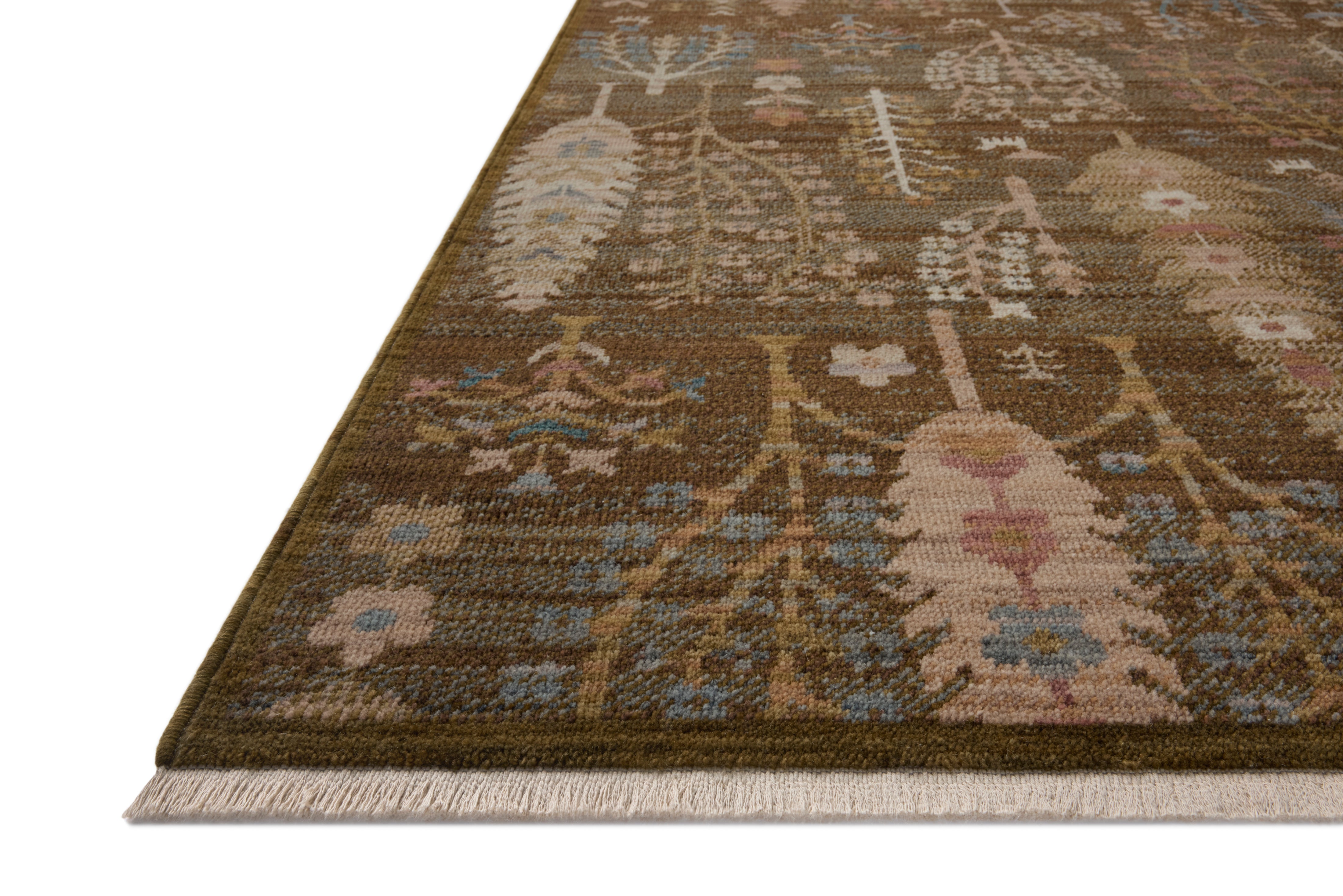 Loloi Reign Moss / Multi Square Rug RUGS - wool Loloi