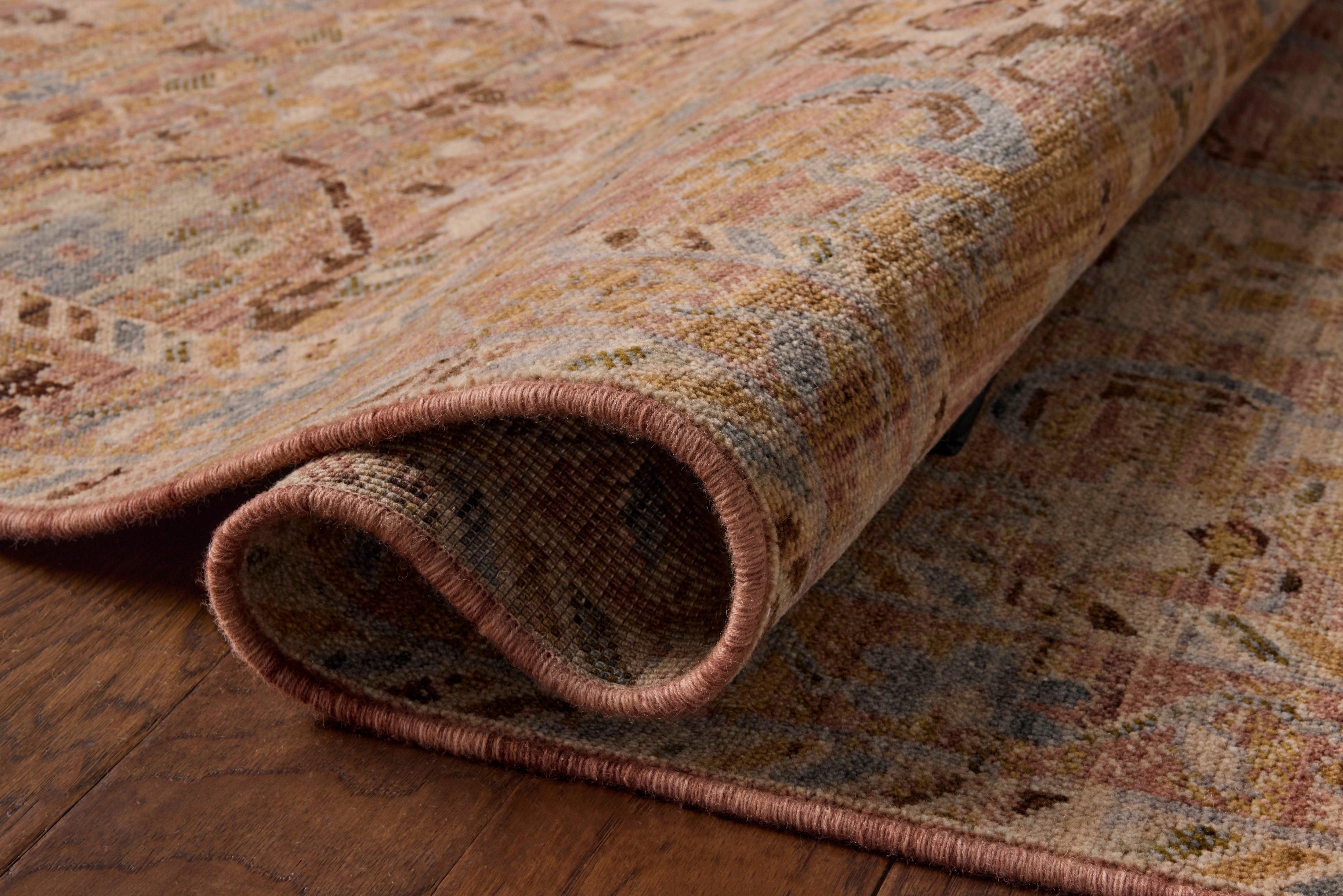 Loloi Reign Pink / Multi Rug RUGS - wool Loloi