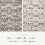 Angela Rose x Loloi Rivers Denim / Ivory Rug 0-RUGS-patterned Loloi