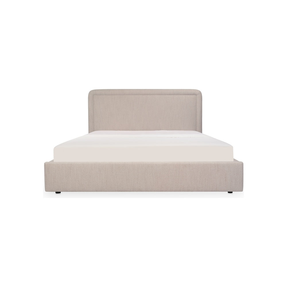 Simeon Storage Bed FURNITURE - beds Moe's Furniture Beige Queen