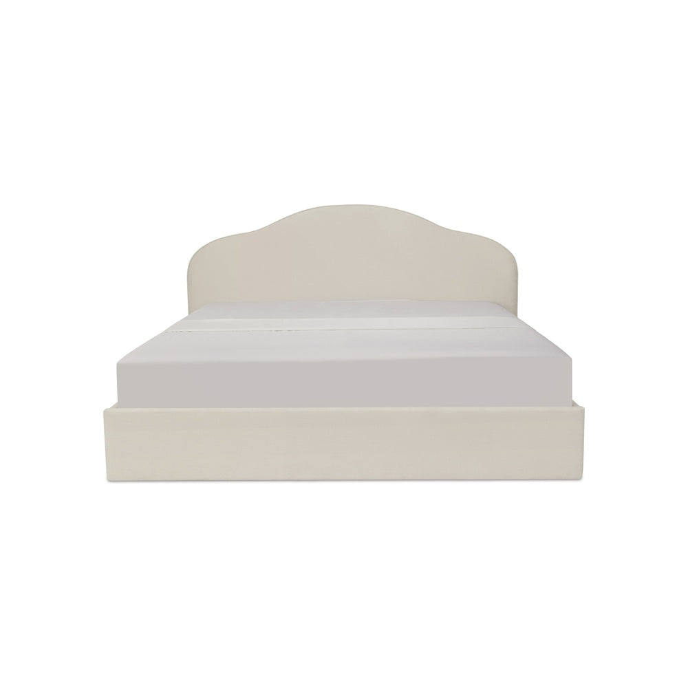 Margaret Storage Bed FURNITURE - beds Moe's Furniture Cream Queen
