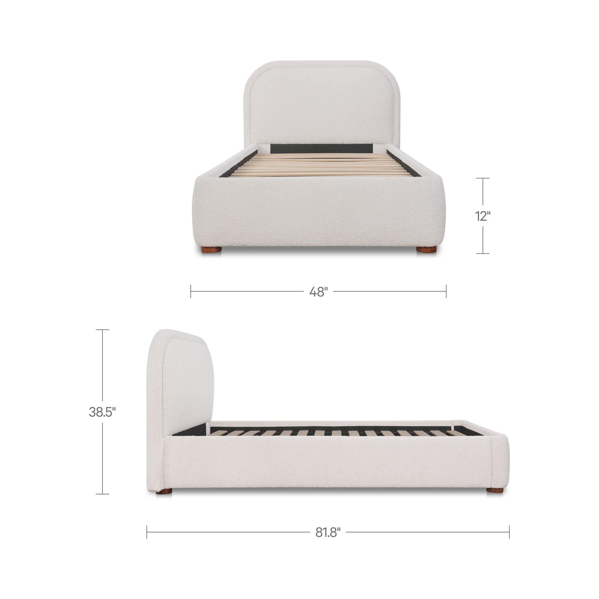 Collin Twin Bed FURNITURE - bed Moe's Furniture