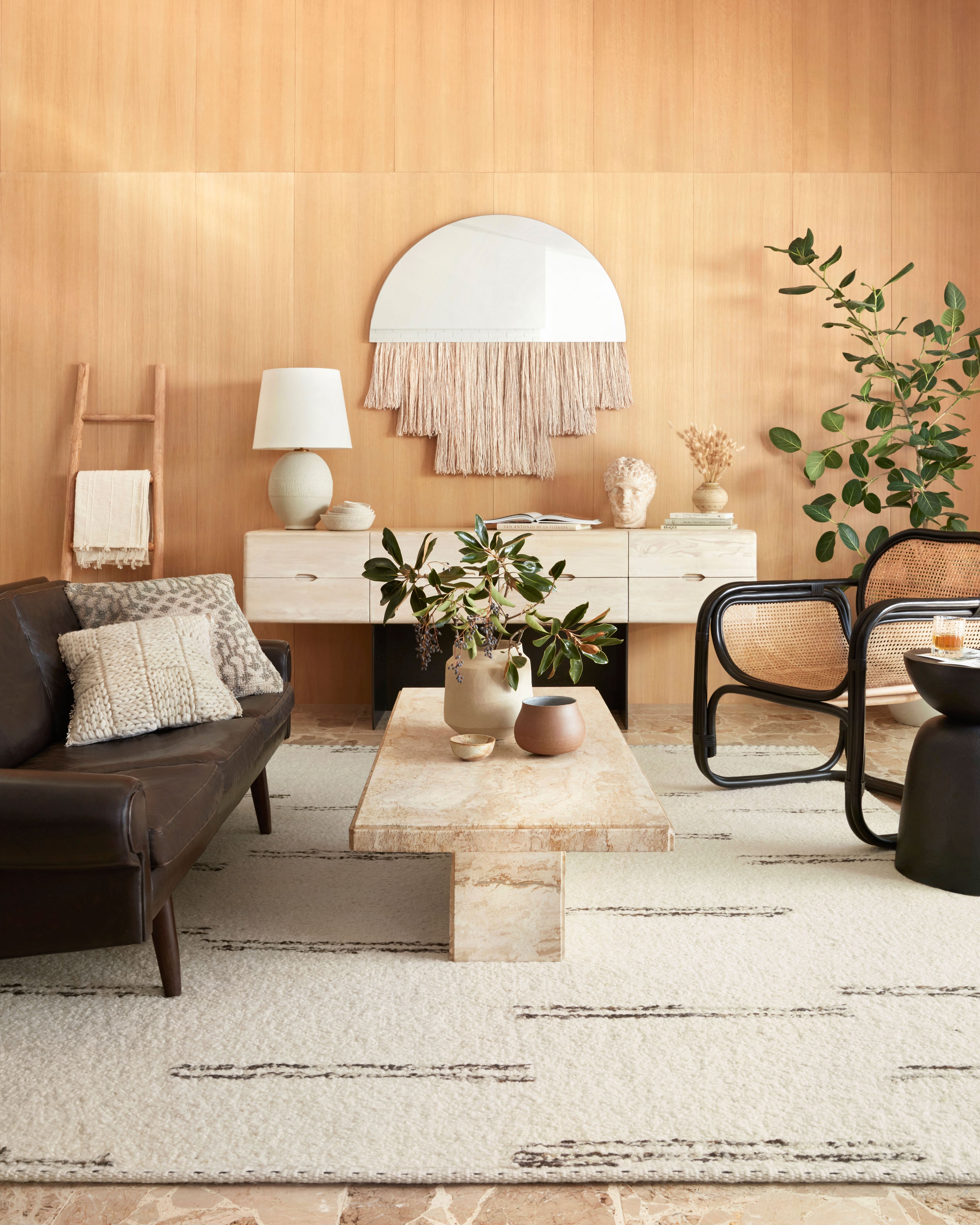 Loloi Roman Ivory / Granite Rug RUGS - wool Loloi