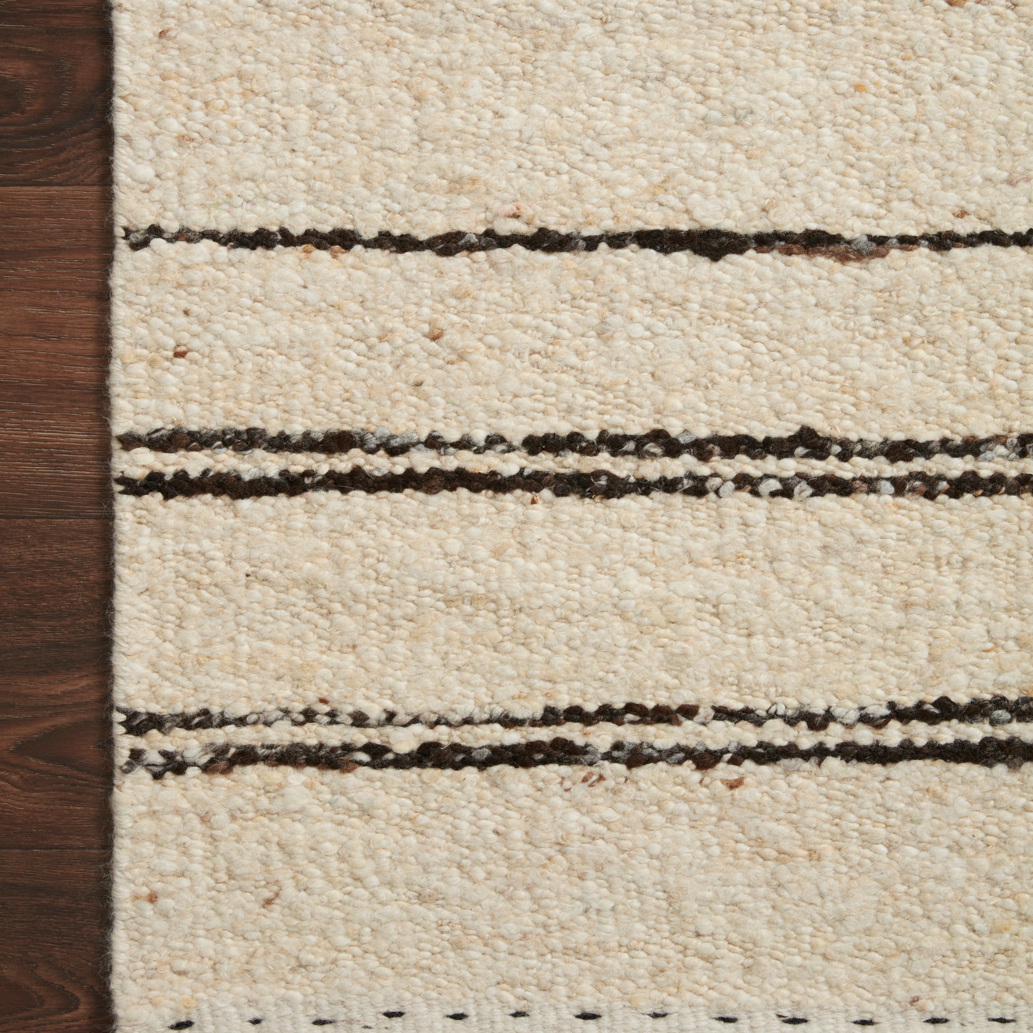 Loloi Roman Natural / Charcoal Rug RUGS - wool Loloi