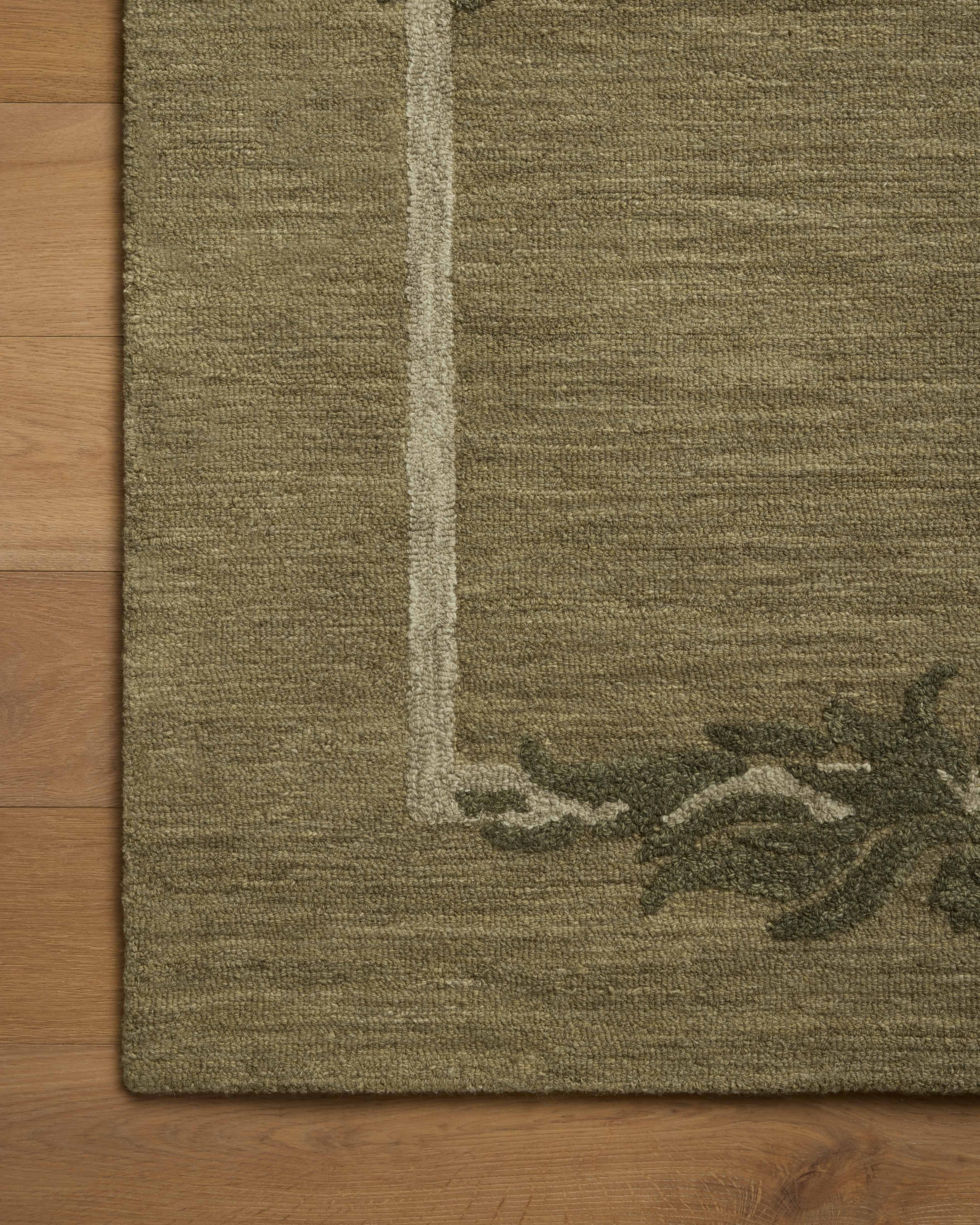 Brigette Romanek x Loloi Romi Green / Forest Rug RUGS - wool Loloi