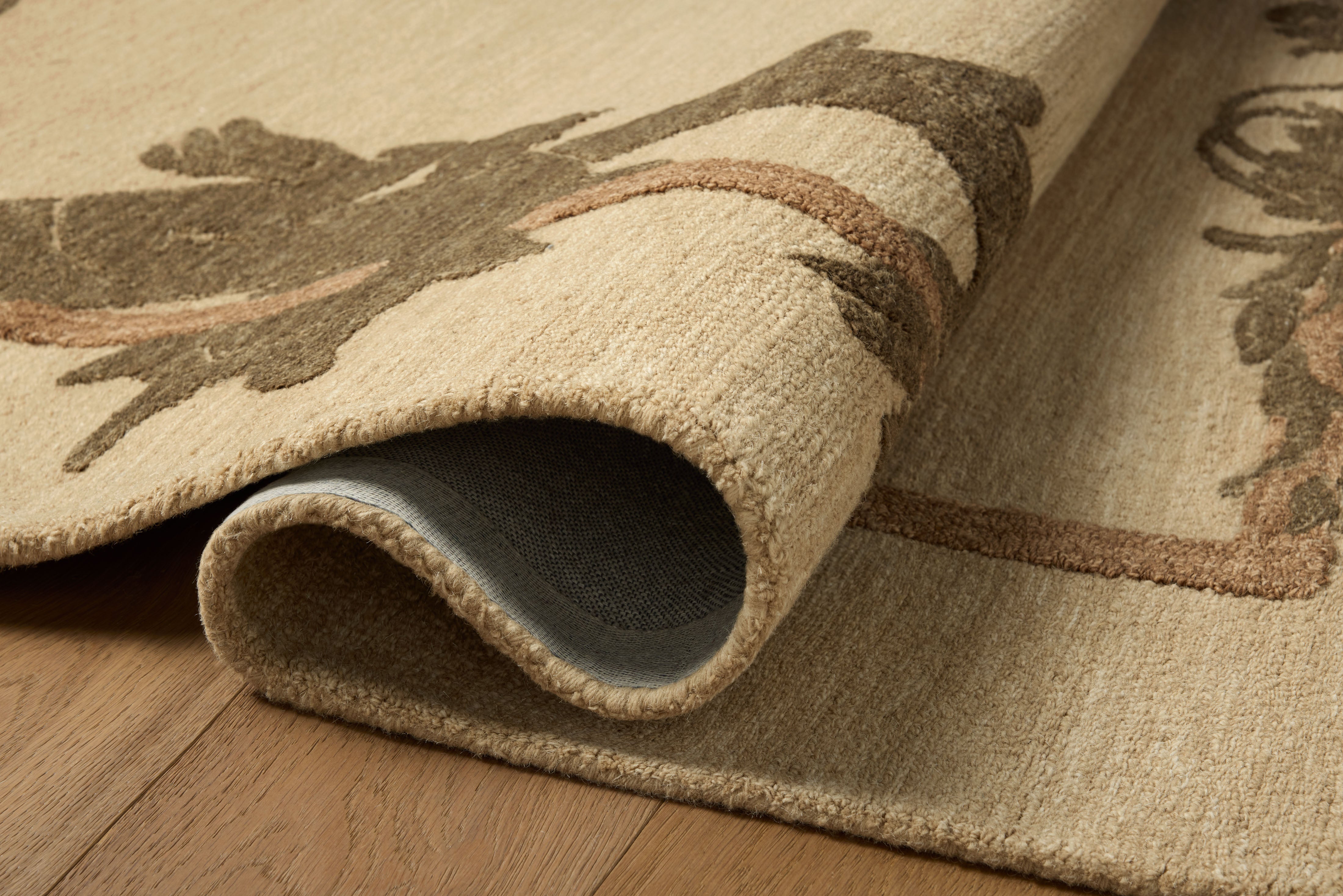 Brigette Romanek x Loloi Romi Natural / Olive Rug RUGS - wool Loloi