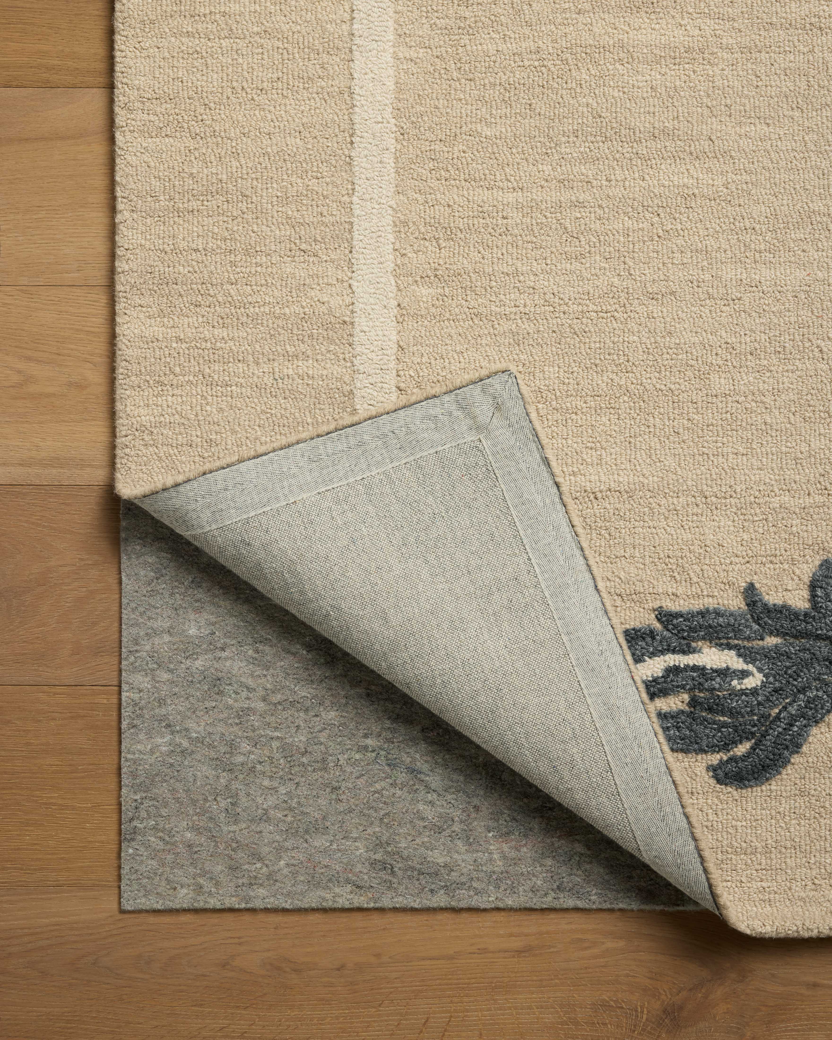 In-house sample - Loloi Romi Collection DESIGN - Rug Sample Loloi Oatmeal / Midnight