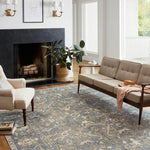 Chris Loves Julia x Loloi Rosemarie Sand / Lagoon Rug RUGS - patterned Loloi