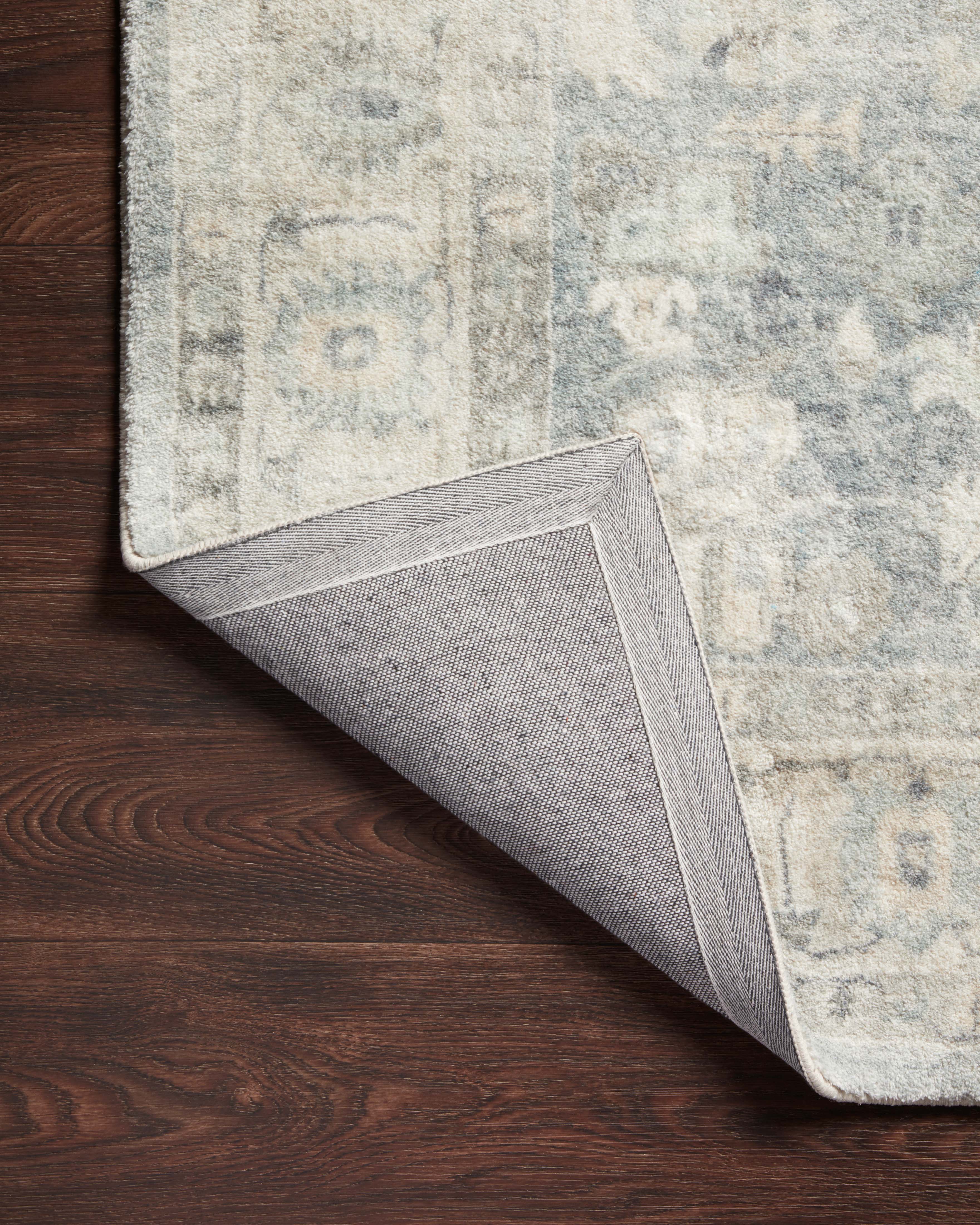 Loloi Rosette Denim / Fog Rug RUGS - synthetic Loloi