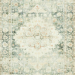 Loloi Rosette Teal / Ivory Rug RUGS - synthetic Loloi