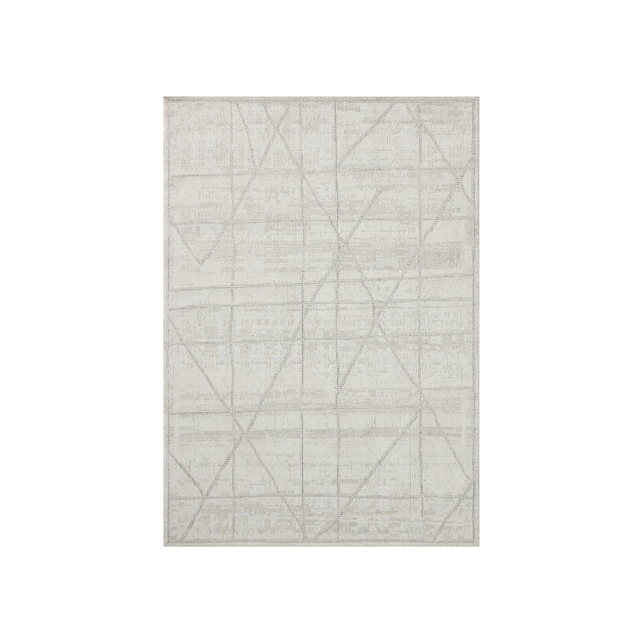 Loloi Roxie Ivory / Graphite Rug RUGS - synthetic Loloi 18" x 18"