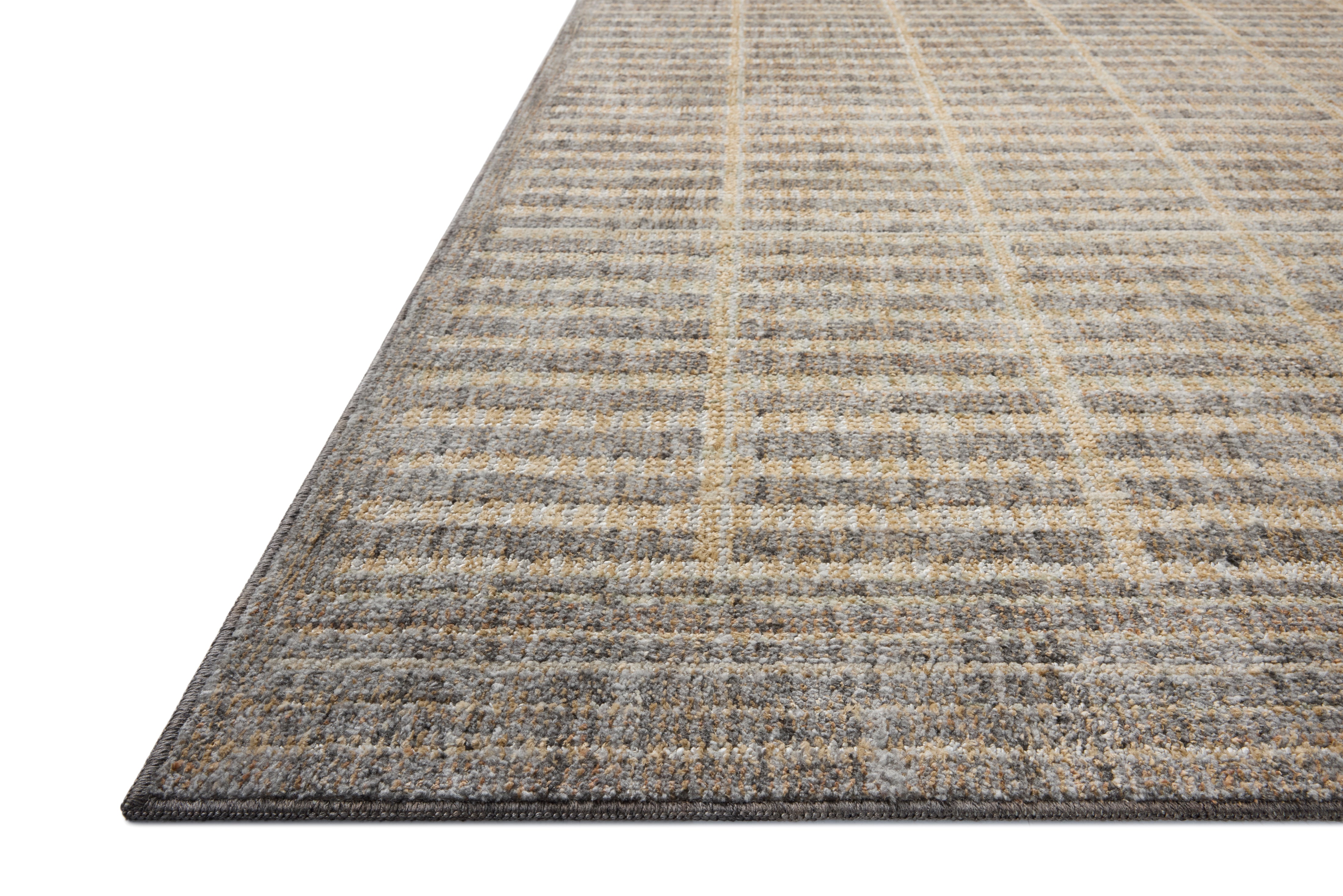 Loloi Roxie Smoke / Natural Rug RUGS - synthetic Loloi