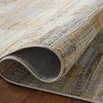 Loloi Roxie Granite / Gold Square Rug RUGS - synthetic Loloi